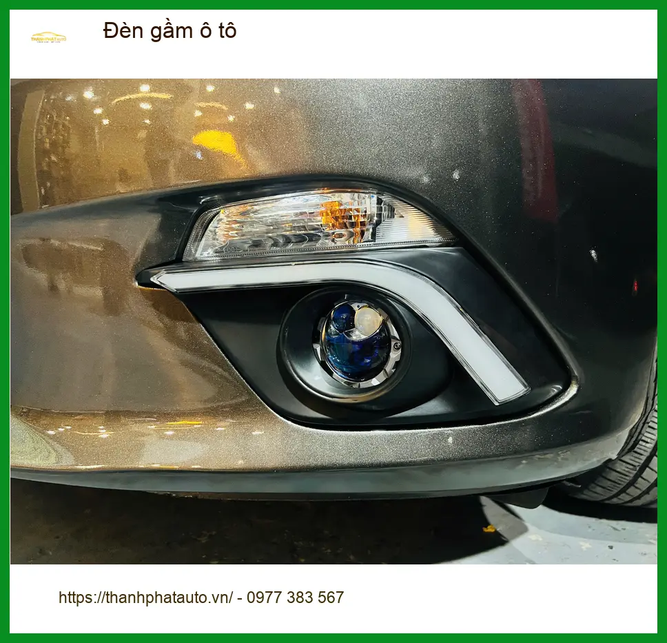 Anh Quân lắp đèn gầm ô tô cho Mazda 3 ở Quận 10 để cải thiện tầm nhìn ảnh thực tế 2