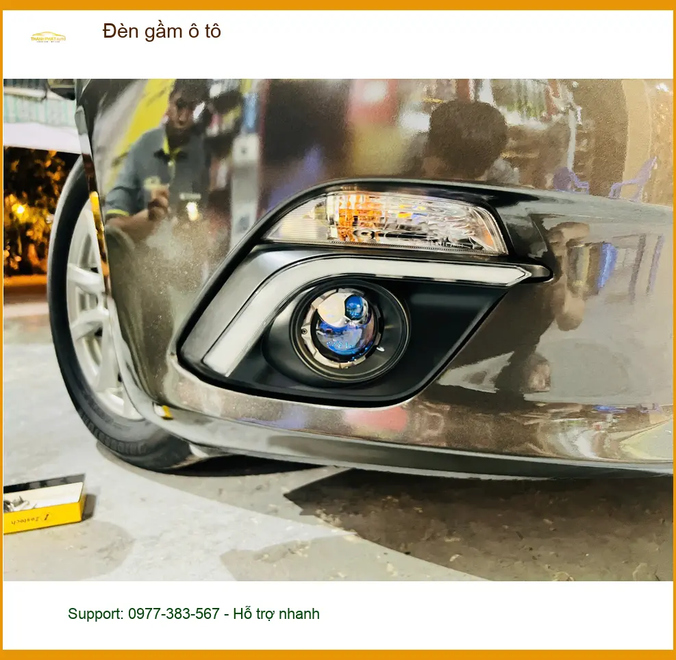 Anh Quân lắp đèn gầm ô tô cho Mazda 3 ở Quận 10 để cải thiện tầm nhìn ảnh thực tế 5