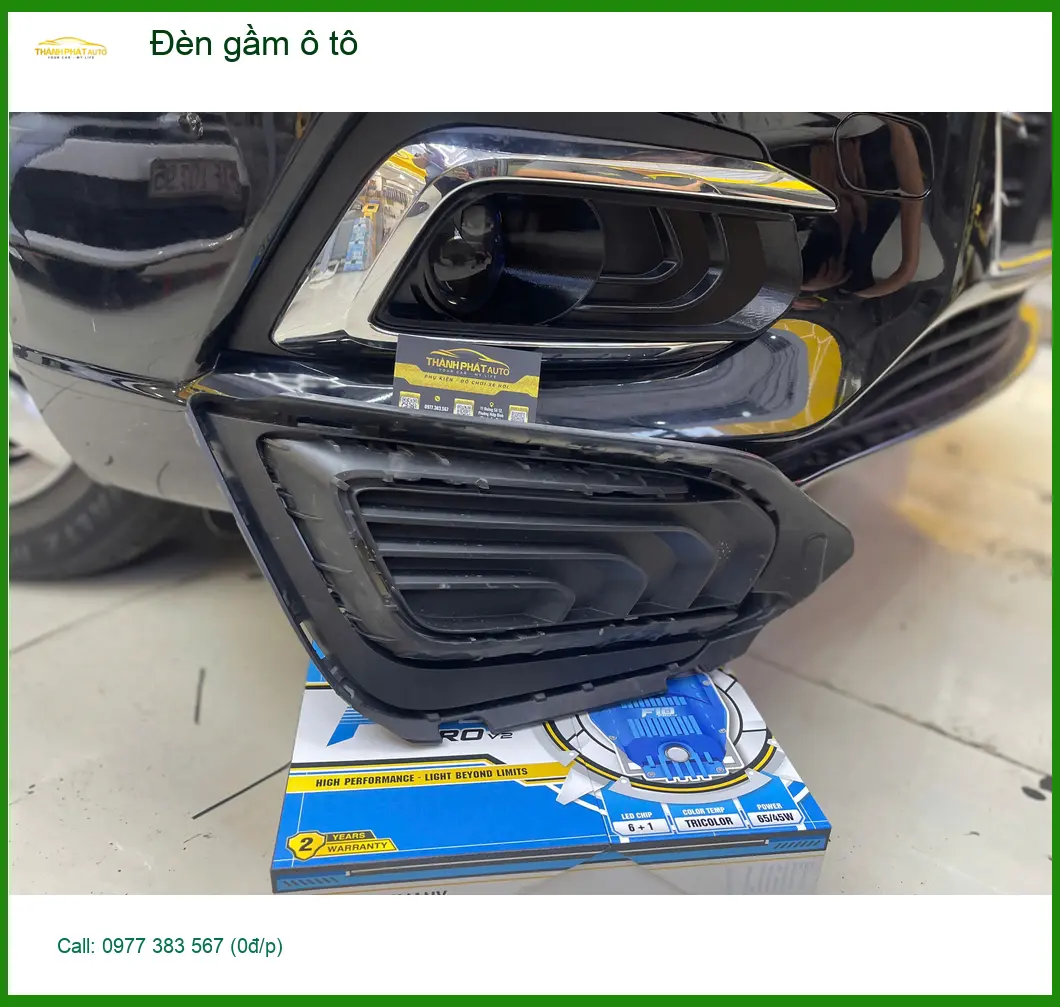 Anh Quang lắp Đèn gầm ô tô Hyundai Kona tại Quận 6 cho đủ sáng ảnh thực tế 2