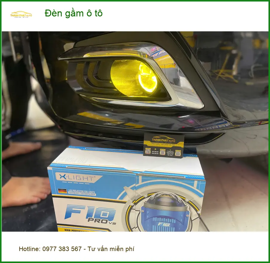 Anh Quang lắp Đèn gầm ô tô Hyundai Kona tại Quận 6 cho đủ sáng ảnh thực tế 3