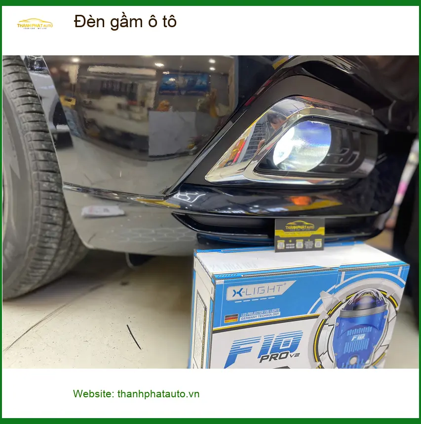 Anh Quang lắp Đèn gầm ô tô Hyundai Kona tại Quận 6 cho đủ sáng ảnh thực tế 4