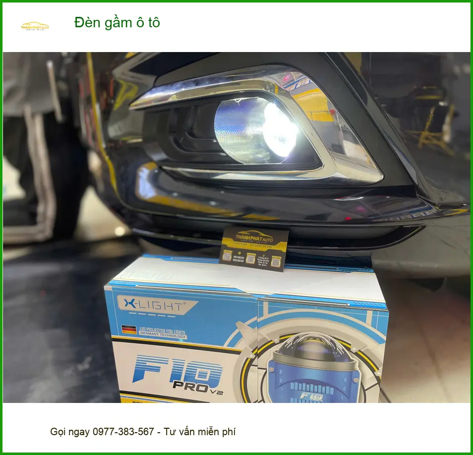Anh Thanh nâng cấp đèn gầm ô tô cho Honda CRV ở Hóc Môn để lái xe an toàn hơn ảnh thực tế 3
