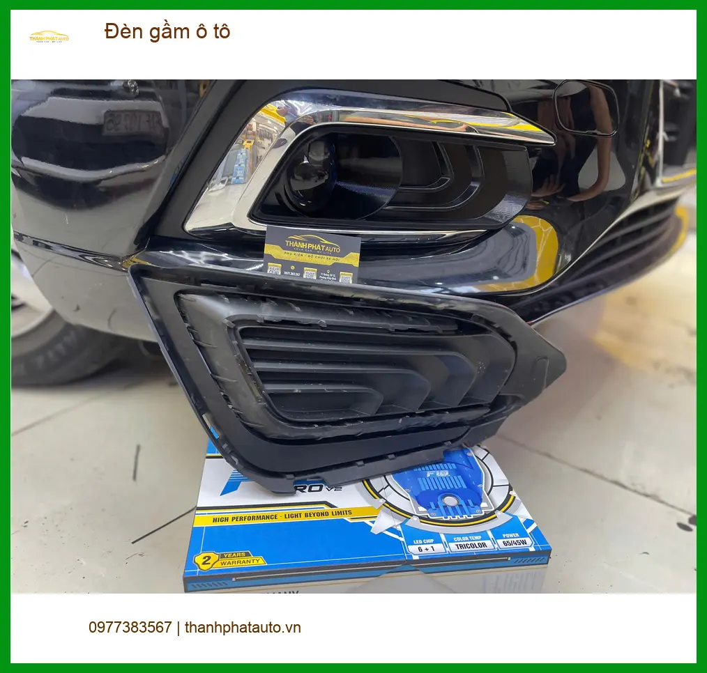 Anh Thanh nâng cấp đèn gầm ô tô cho Honda CRV ở Hóc Môn để lái xe an toàn hơn ảnh thực tế 4