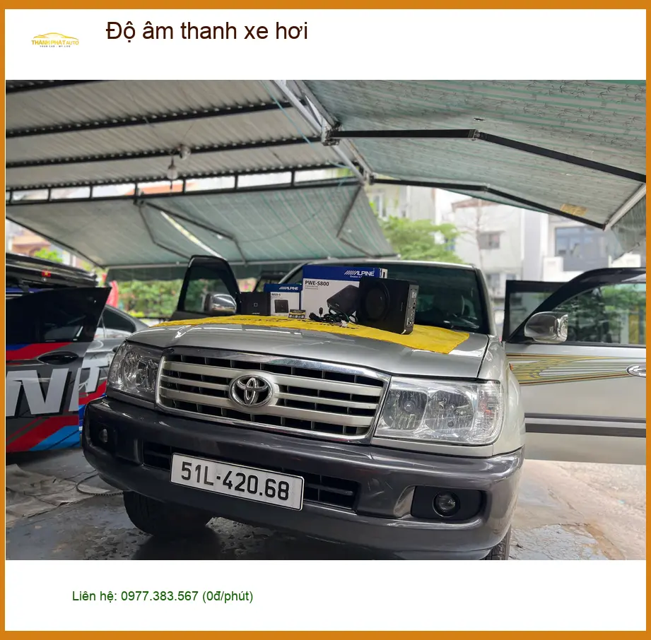 Anh Tuấn Anh độ âm thanh xe hơi Hyundai Santa Fe ở Quận 12 ảnh thực tế 4
