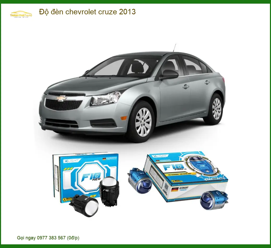 Độ Đèn Bi LED Gầm Chevrolet Cruze 2013 - Trung Tâm Nâng Cấp Uy Tín TPHCM