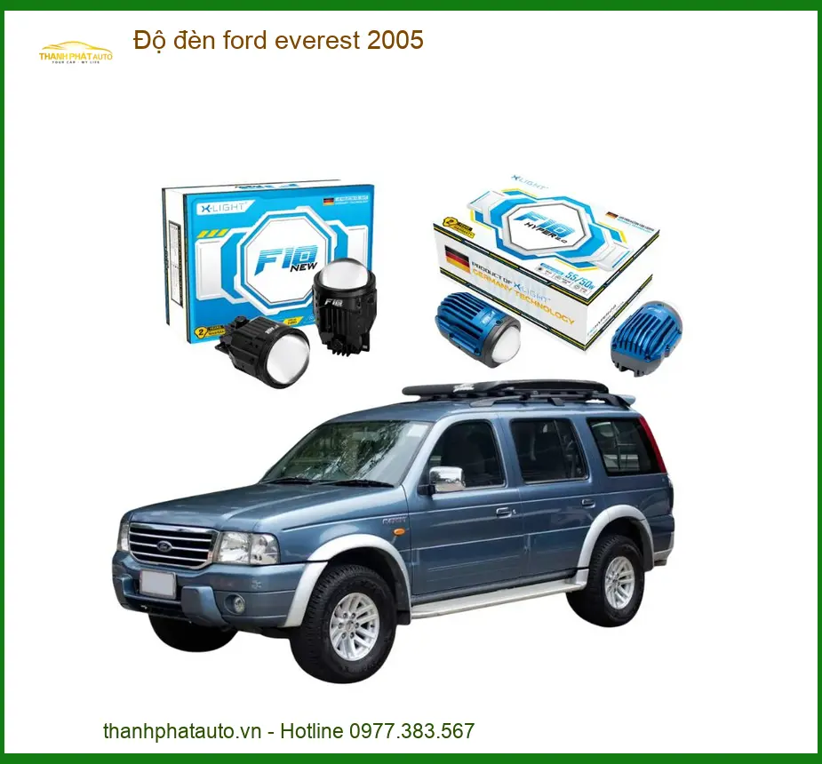 Độ Đèn Ford Everest 2005 - Địa Chỉ Nâng Cấp Đèn Uy Tín TPHCM