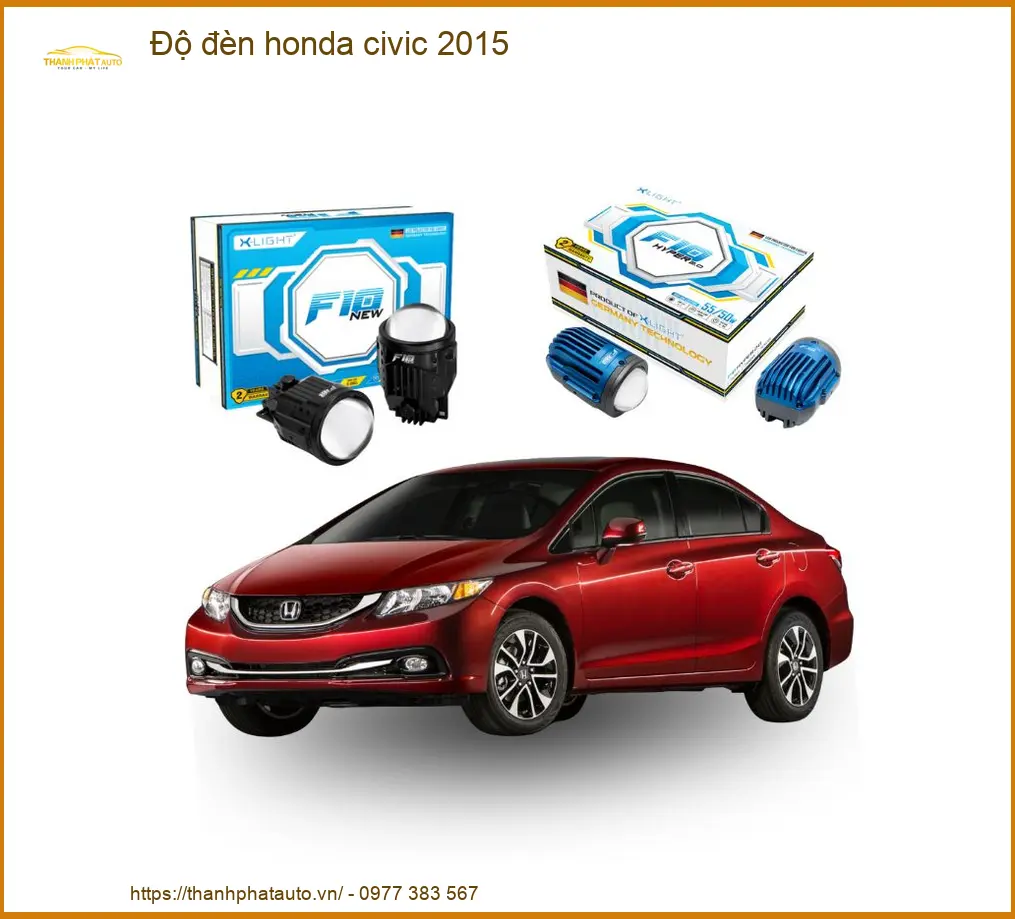 Độ Đèn Honda Civic 2015 Chuyên Nghiệp - Địa Chỉ Lắp Đặt Chính Hãng TPHCM