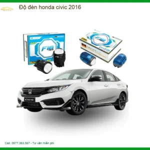 Độ Đèn Bi LED Pha Honda Civic 2016 - Trung Tâm Lắp Đặt Chính Hãng Giá Tốt TPHCM