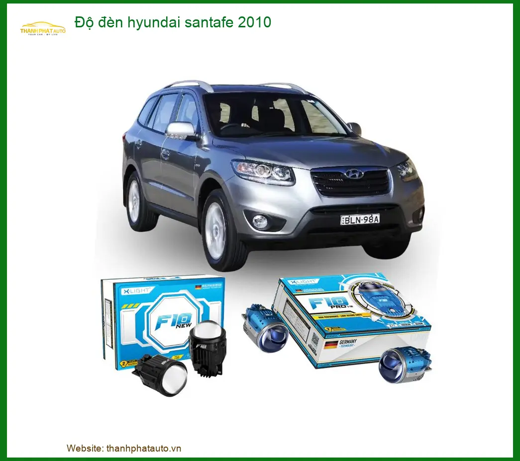 Độ Đèn Hyundai SantaFe 2010 - Trung Tâm Độ Đèn Xe Hơi Chính Hãng TPHCM