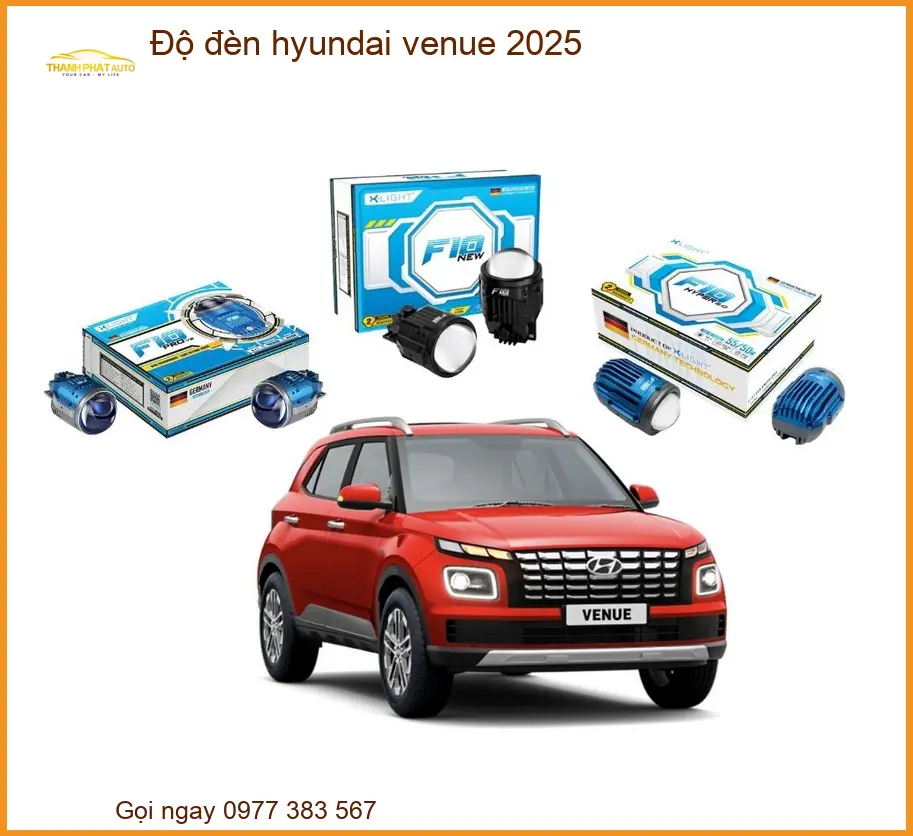 Độ Đèn Bi LED Hyundai Venue 2025 - Nơi Gắn Chính Hãng Uy Tín TPHCM