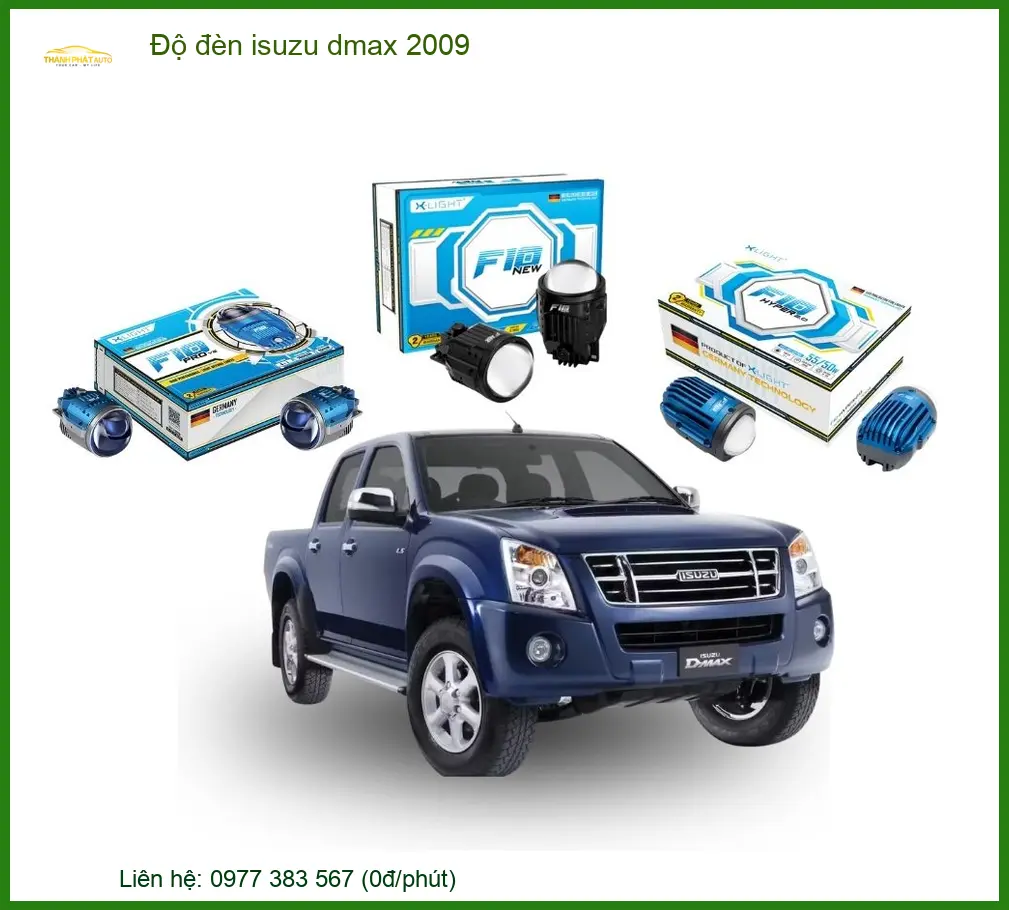 Dịch Vụ Độ Đèn Isuzu Dmax 2009 - Địa Chỉ Nâng Cấp Uy Tín TPHCM