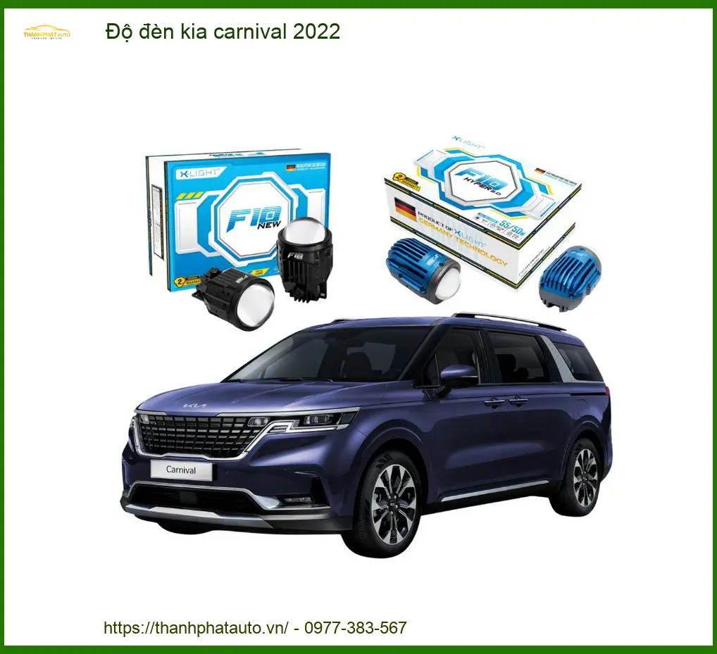 Độ Đèn Bi Gầm Led Kia Carnival 2022 - Trung Tâm Lắp Đặt Uy Tín TPHCM