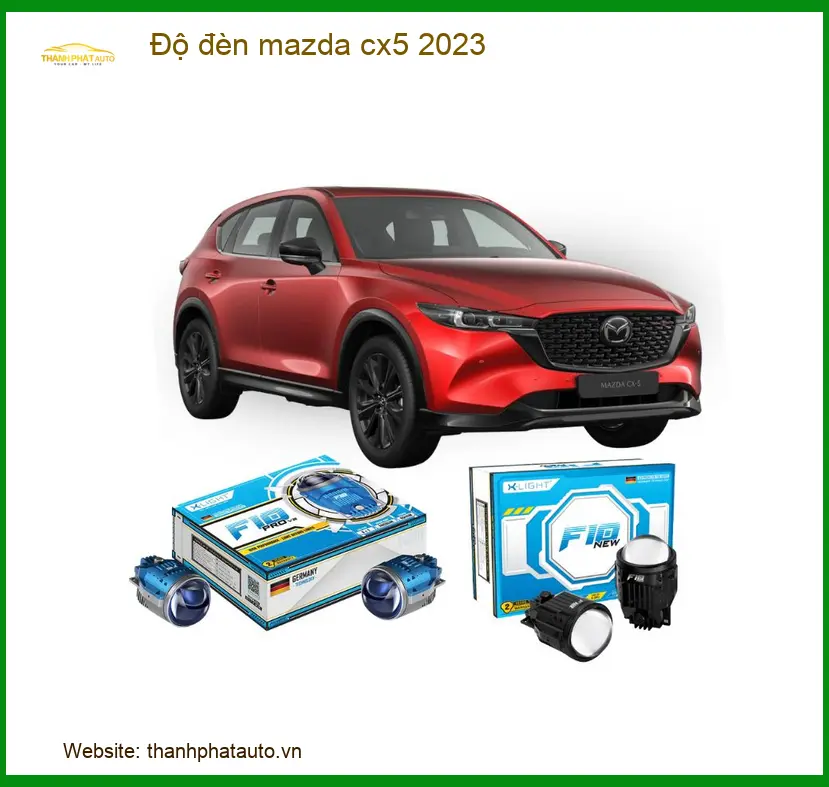 Độ Đèn Bi LED Mazda CX5 2023 - Trung Tâm Nâng Cấp Đèn Chính Hãng TPHCM