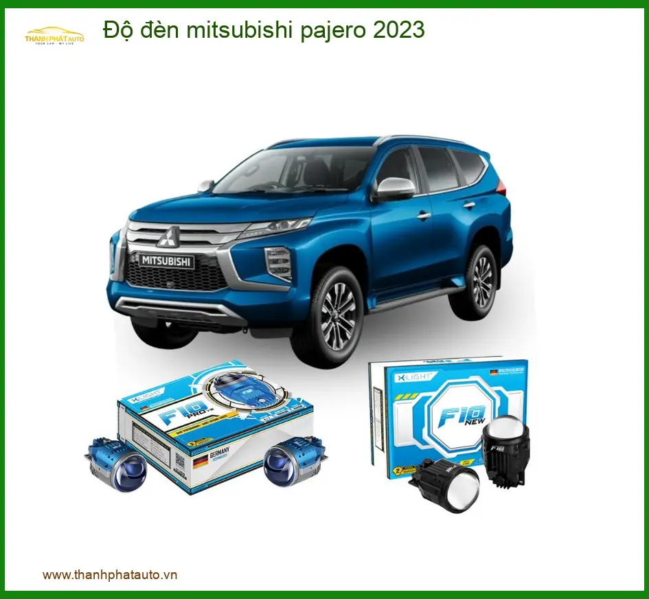 Độ Đèn Mitsubishi Pajero 2023 - Địa Chỉ Lắp Đặt Chính Hãng TPHCM
