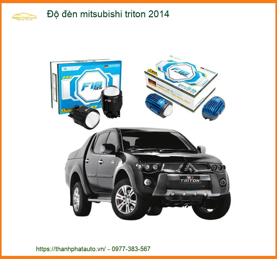 Độ đèn Mitsubishi Triton 2014 - Trung Tâm Độ Đèn Chuyên Nghiệp Giá Tốt TPHCM