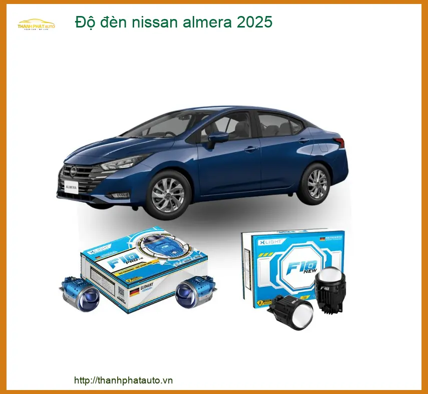 Độ Đèn Nissan Almera 2025 - Địa Chỉ Nâng Cấp Độ Đèn Chính Hãng TPHCM