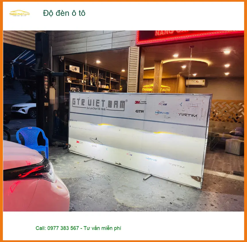 Chị Mai Độ đèn ô tô Hyundai Creta tại Quận Gò Vấp vì đèn zin yếu khi đi đêm ảnh thực tế 4