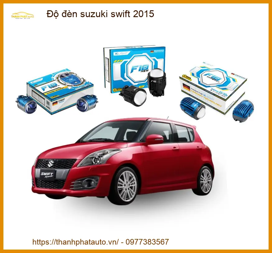 Độ Đèn Bi Led Suzuki Swift 2015 - Nơi Chuyên Gắn Bi Led Uy Tín Giá Tốt TPHCM