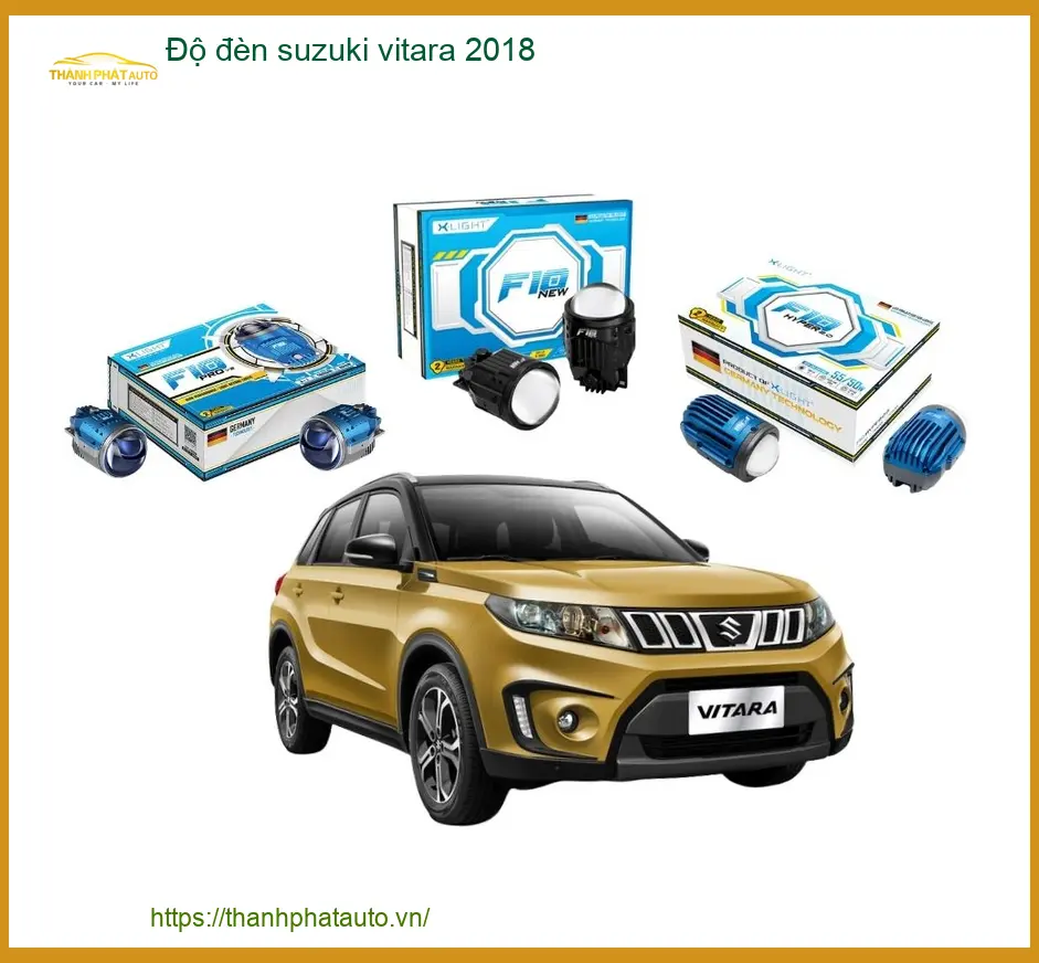 Độ Đèn Suzuki Vitara 2018 - Địa Chỉ Lắp Đặt Đèn Ô Tô Chính Hãng TPHCM