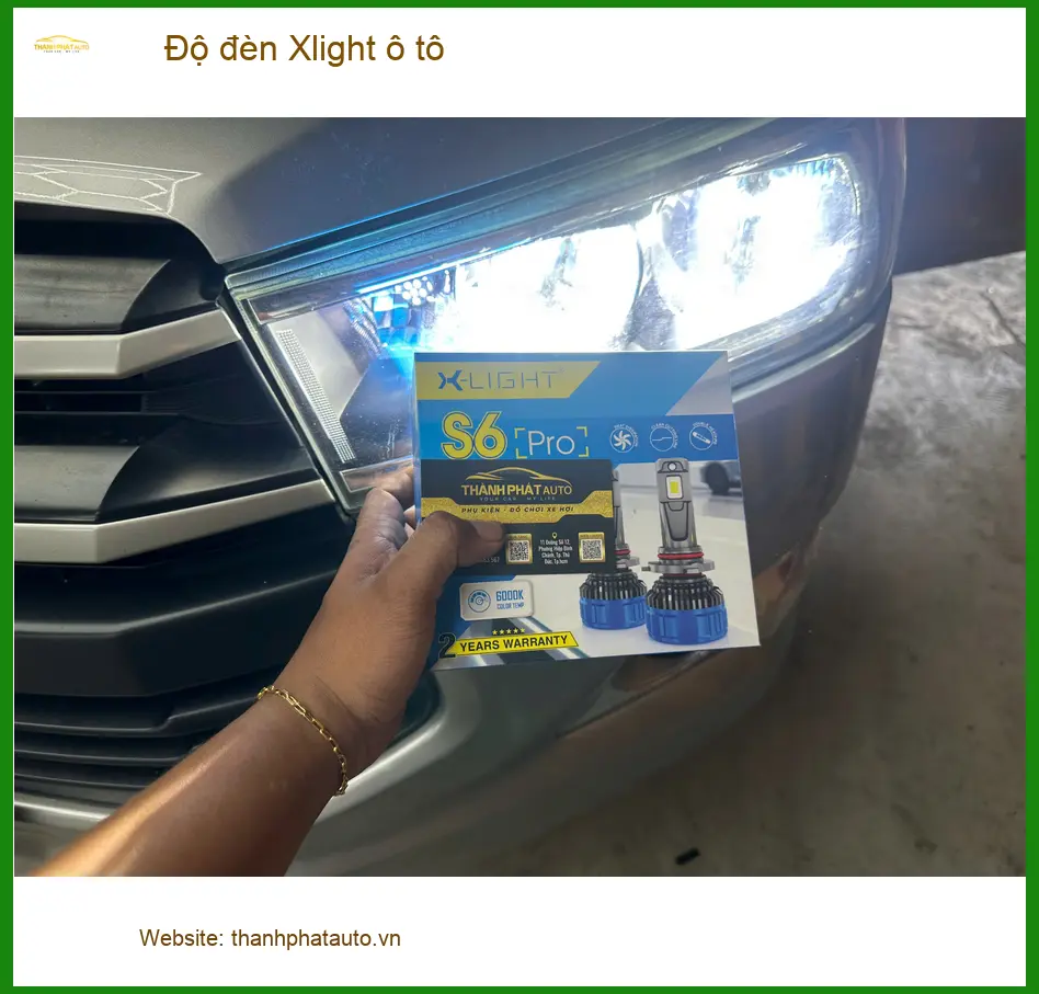 Anh Quang độ đèn Xlight ô tô cho VinFast Lux A2.0 Quận 7 đèn zin yếu