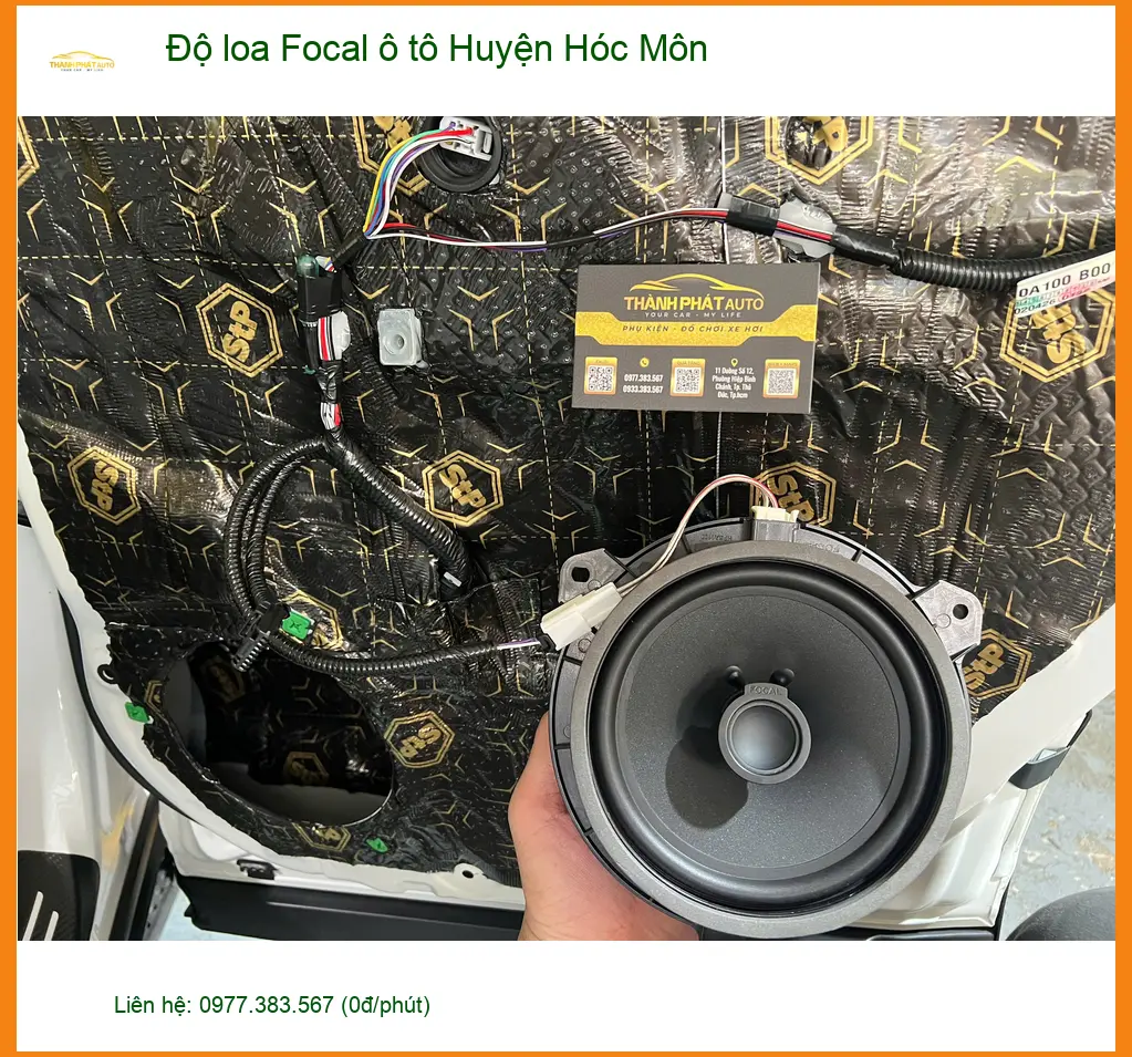 Trung Tâm Độ Loa Ô Tô loa Focal ô tô Huyện Hóc Môn - Thi Công Chuyên Nghiệp ảnh thực tế 2