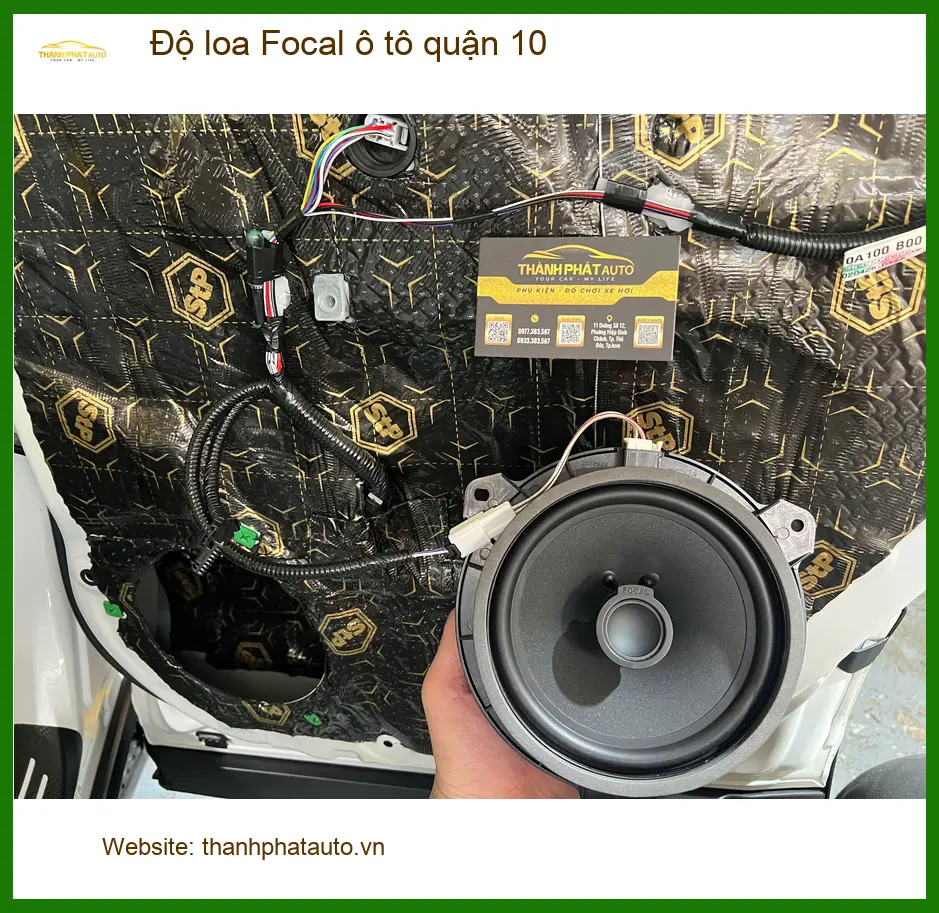 Trung Tâm Độ Loa Ô Tô loa Focal ô tô quận 10 - Lắp Đặt Uy Tín TPHCM