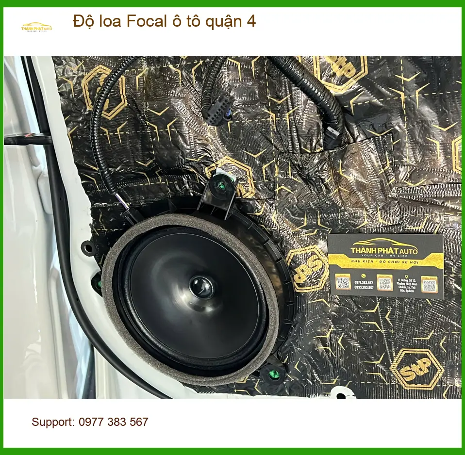 Trung Tâm Độ Loa Ô Tô loa Focal ô tô tại quận 4 - Thi Công Chuyên Nghiệp ảnh thực tế 2