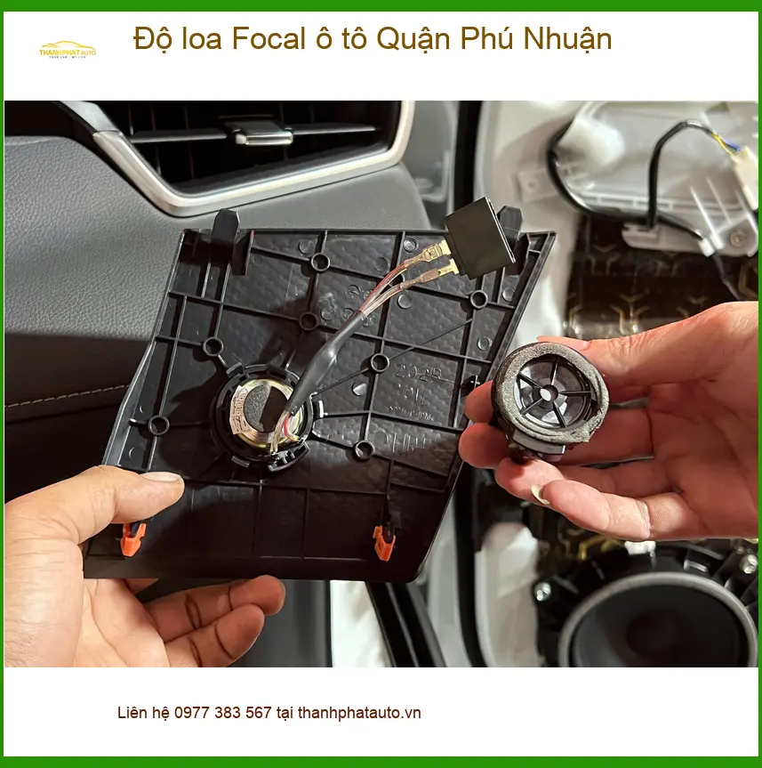 Dịch Vụ Độ Loa Ô Tô loa Focal ô tô Quận Phú Nhuận - Giá Tốt TPHCM