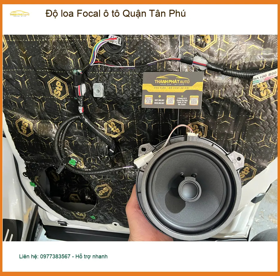 Trung Tâm Độ Loa Ô Tô loa Focal ô tô Quận Tân Phú - Thi Công Chuyên Nghiệp