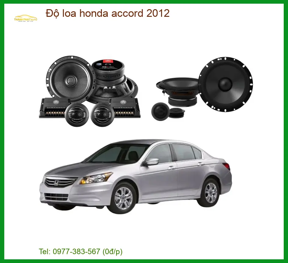 Độ Loa Honda Accord 2012 - Địa Chỉ Lắp Đặt Uy Tín TPHCM