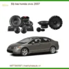 Nâng Cấp Loa Ô Tô Honda Civic 2007 - Địa Chỉ Lắp Đặt Loa Xe Hơi Cao Cấp TPHCM