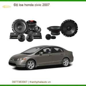 Nâng Cấp Loa Ô Tô Honda Civic 2007 - Địa Chỉ Lắp Đặt Loa Xe Hơi Cao Cấp TPHCM