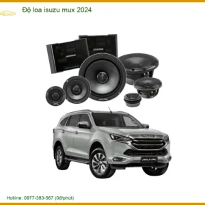 Gói Độ Loa Sub Ô Tô Isuzu Mu-X 2024 - Địa Chỉ Nâng Cấp Hệ Thống Âm Thanh Uy Tín TPHCM