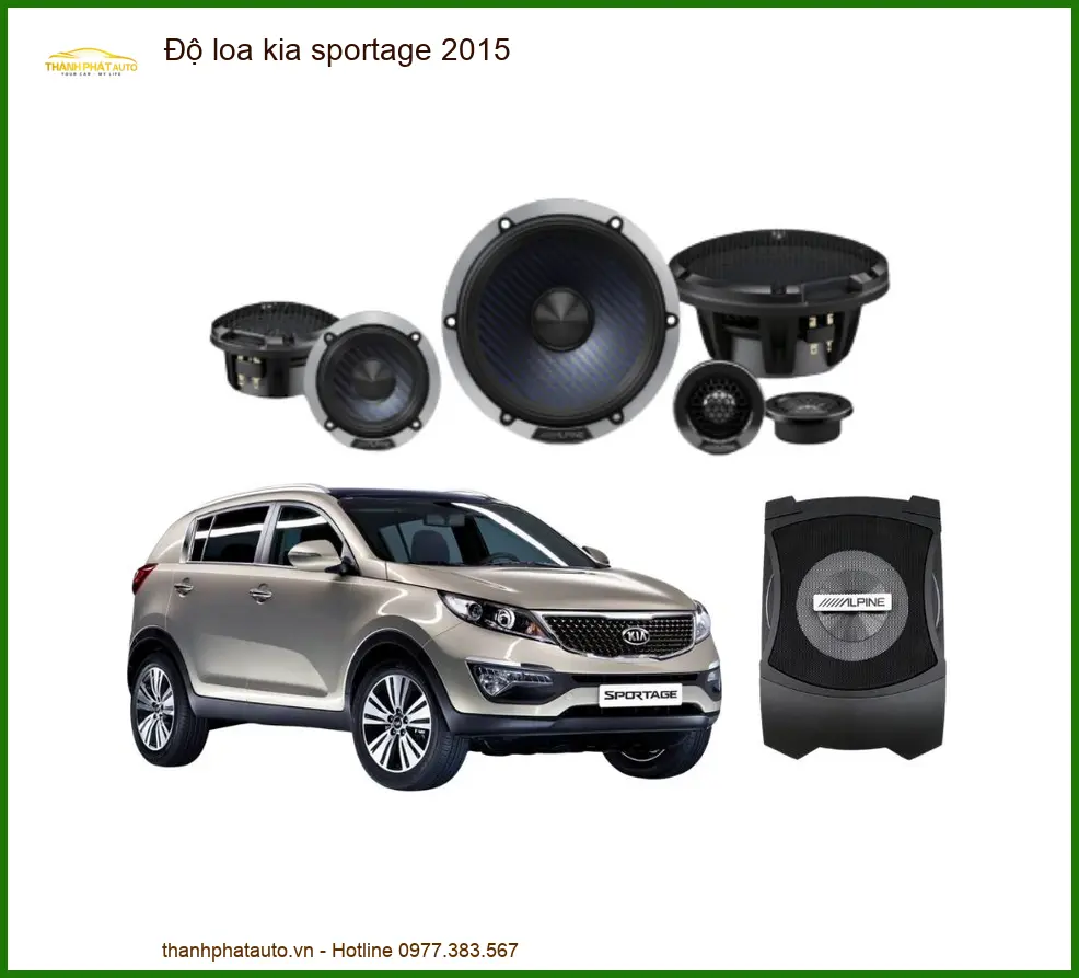 Độ Loa Kia Sportage 2015 - Địa Chỉ Độ Loa Cao Cấp Chính Hãng TPHCM