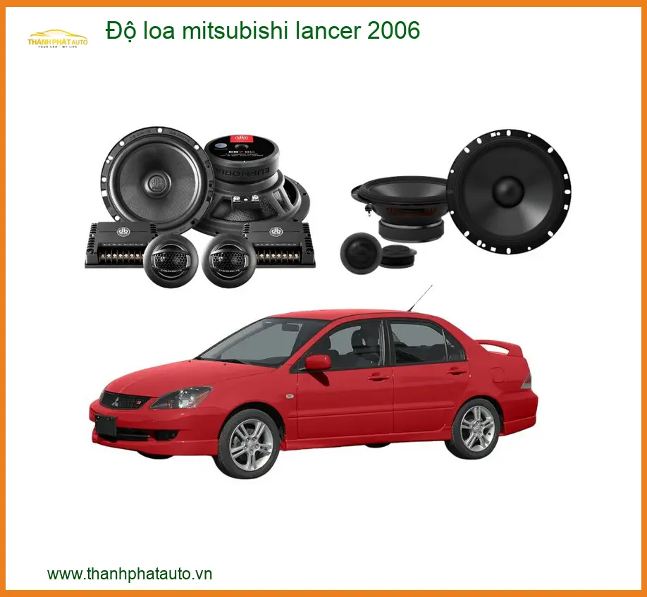 Độ Loa Mitsubishi Lancer 2006 - Đơn Vị Lắp Đặt Chính Hãng Giá Tốt TPHCM