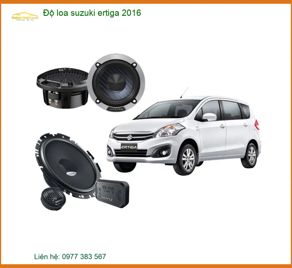 Độ Loa Ô Tô Suzuki Ertiga 2016 - Địa Chỉ Nâng Cấp Âm Thanh Chính Hãng TPHCM