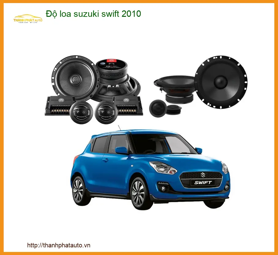 Nâng Cấp Âm Thanh Suzuki Swift 2010 - Trung Tâm Lắp Đặt Uy Tín TPHCM