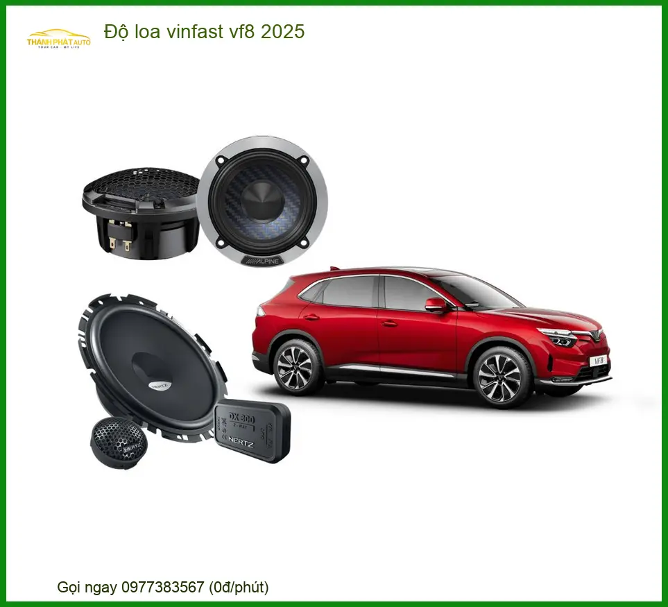 Gói Độ Loa Cao Cấp Vinfast VF8 2025 - Trung Tâm Lắp Đặt Uy Tín TPHCM