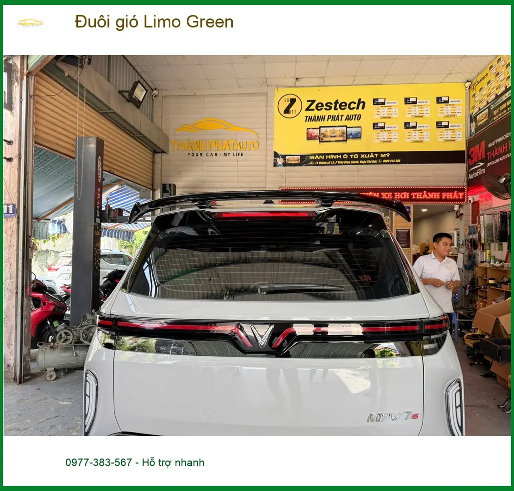 Cô Yến độ Đuôi gió Limo Green cho Honda Civic ở Quận 4 thêm phần cá tính ảnh thực tế 2