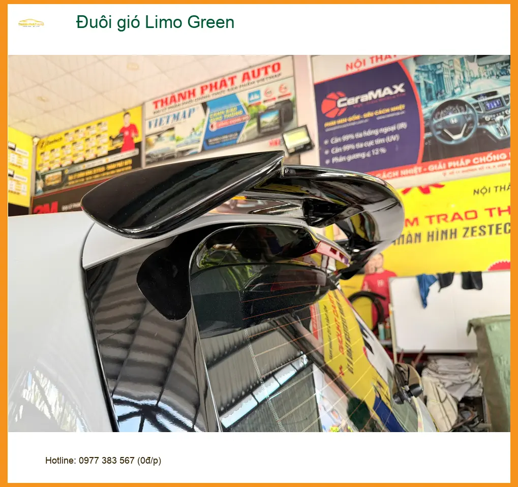Cô Yến độ Đuôi gió Limo Green cho Honda Civic ở Quận 4 thêm phần cá tính ảnh thực tế 3