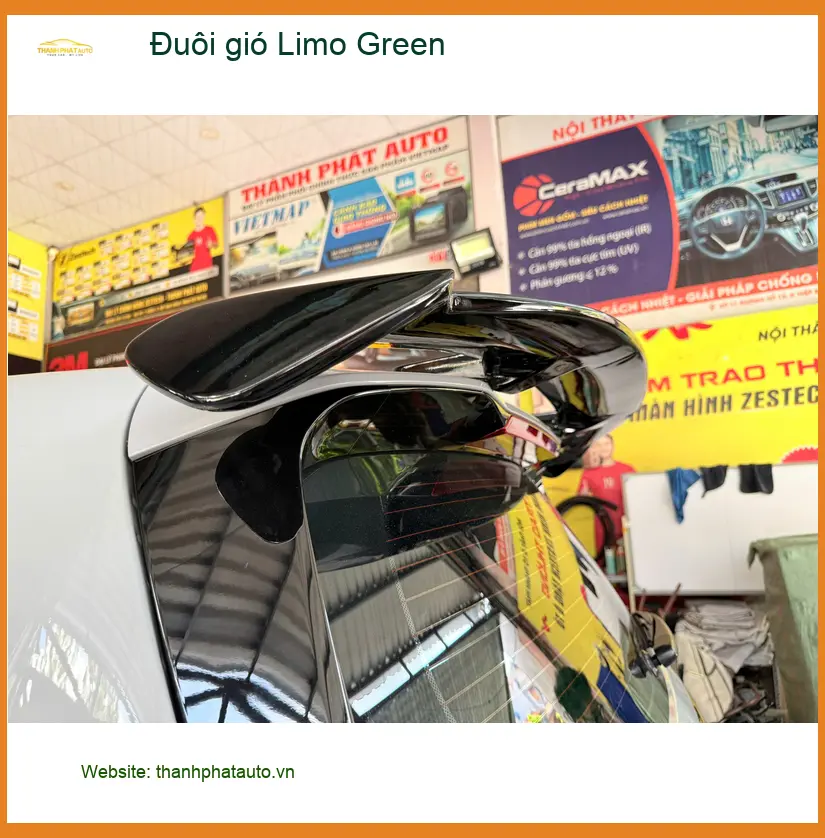 Anh Hùng độ Đuôi gió Limo Green cho Kia K3 tại Quận Tân Bình