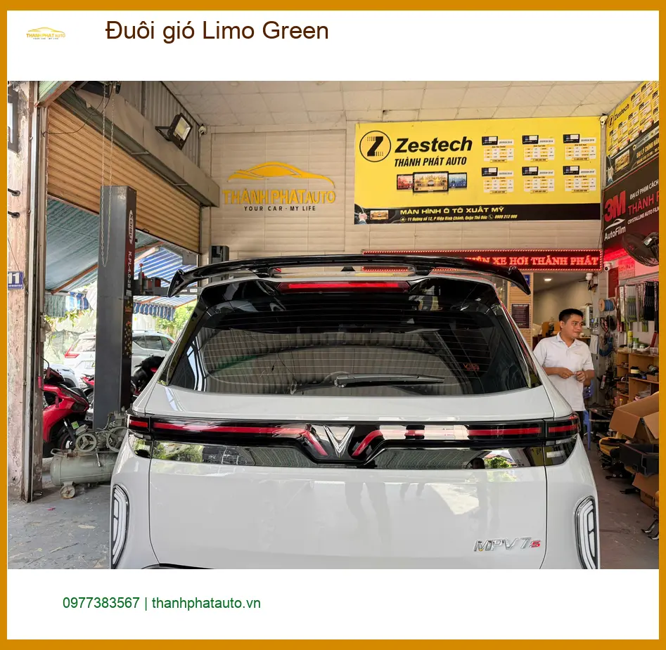 Anh Hùng độ Đuôi gió Limo Green cho Kia K3 tại Quận Tân Bình ảnh thực tế 2