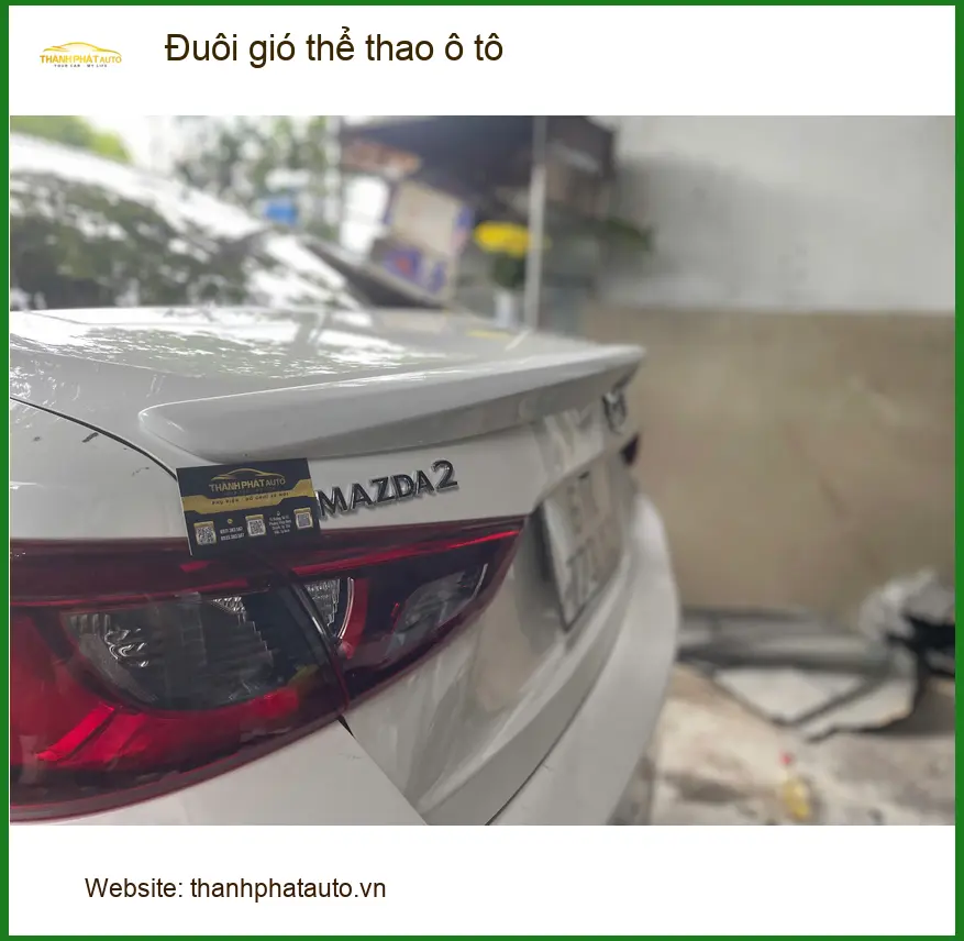 Anh Quang tìm Cửa hàng lắp Đuôi gió thể thao ô tô uy tín tại Bình Chánh ảnh thực tế 2