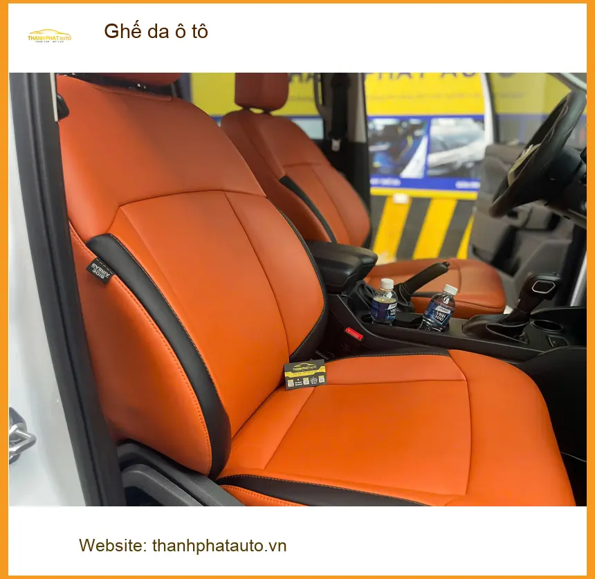 Chị Mai bọc ghế da ô tô cho Hyundai Accent thay đổi diện mạo mới tại Quận 12