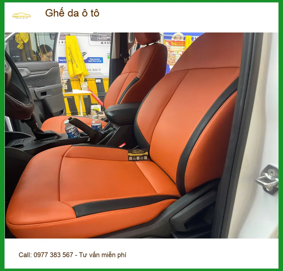 Chị Mai bọc ghế da ô tô cho Hyundai Accent thay đổi diện mạo mới tại Quận 12 ảnh thực tế 4