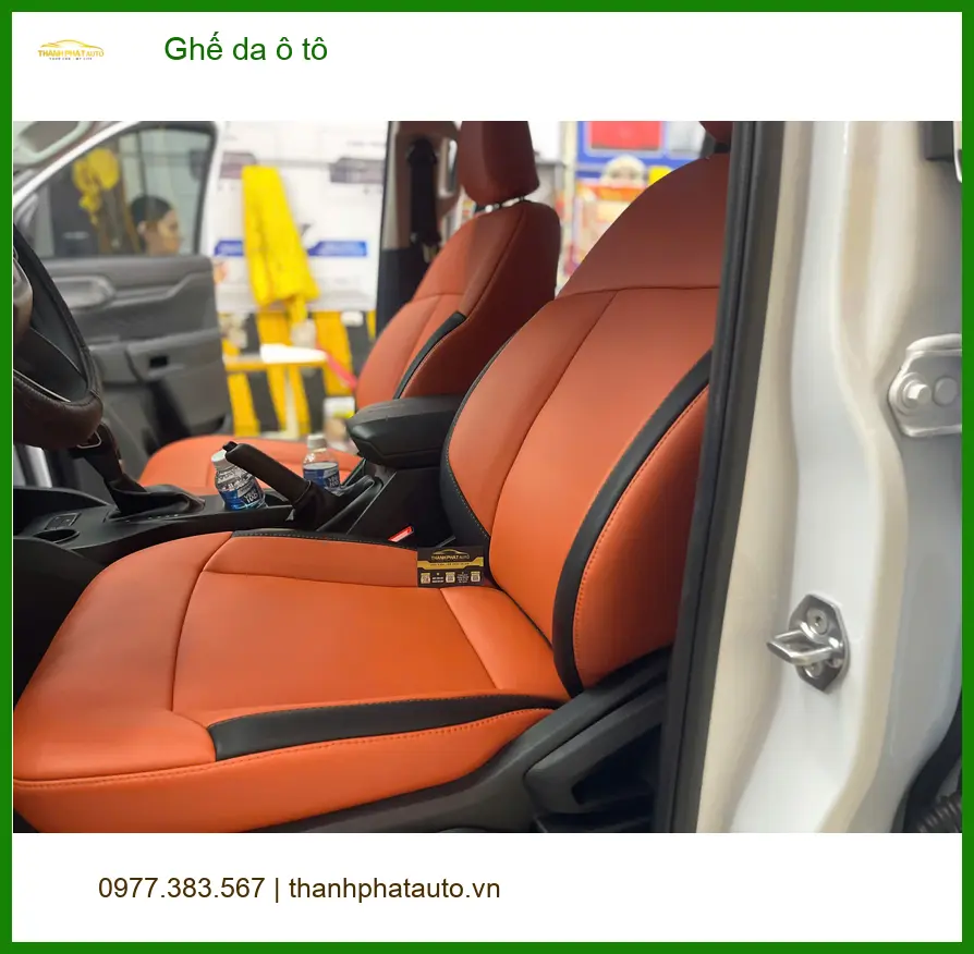 Anh Tấn bọc ghế da ô tô cho Hyundai Accent tại Quận Thủ Đức để nội thất xe thêm sang trọng ảnh thực tế 4