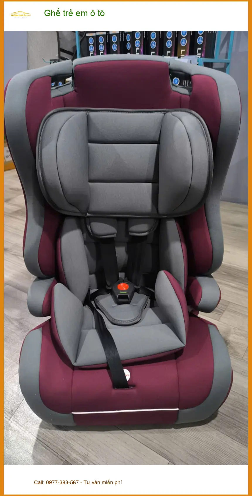 Chị Thanh lắp ghế trẻ em ô tô Hyundai Accent tại Quận 9 ảnh thực tế 2