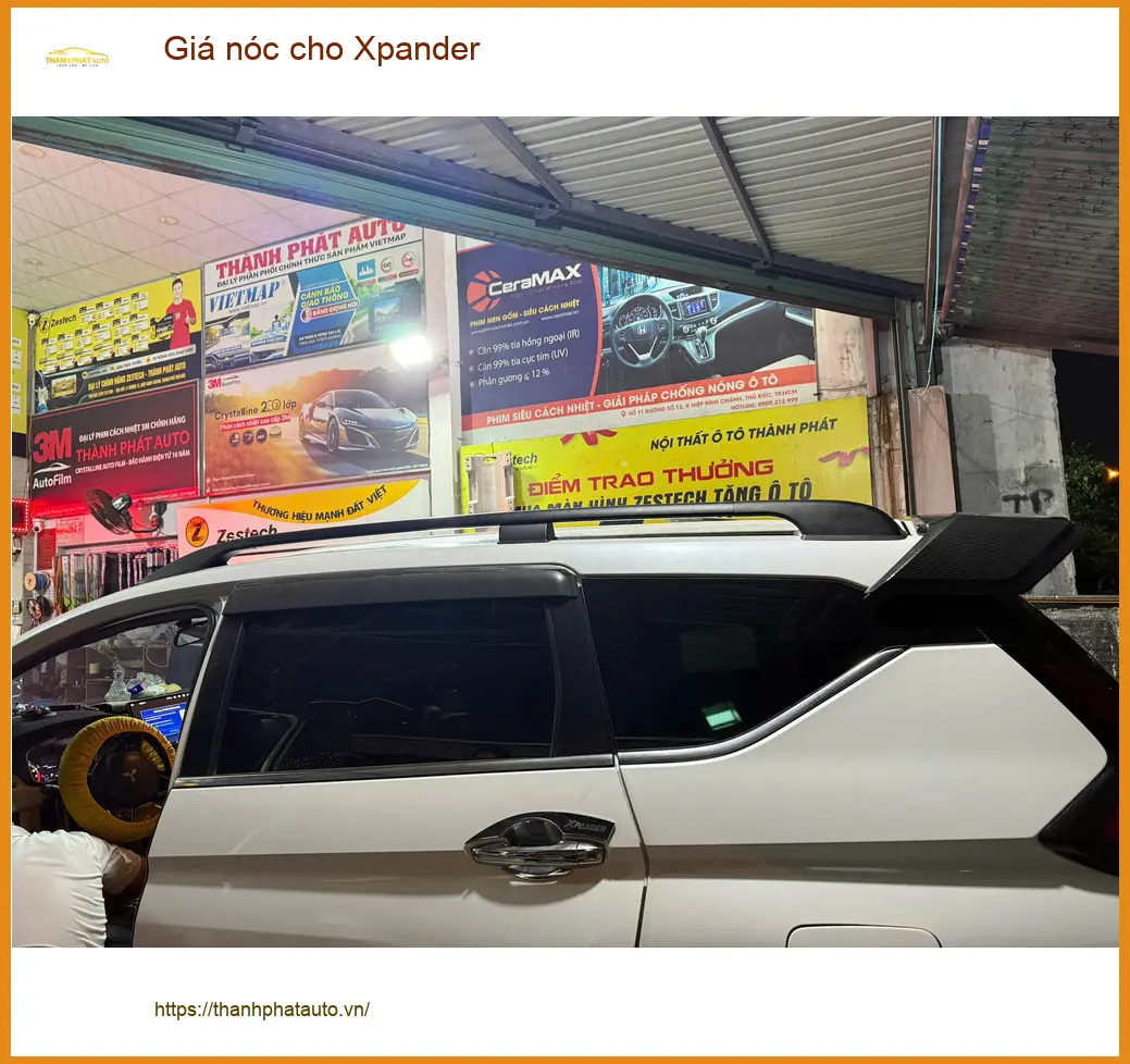 Anh Kiên lắp Giá nóc cho Xpander tại Quận 2 để tăng không gian chở đồ ảnh thực tế 2