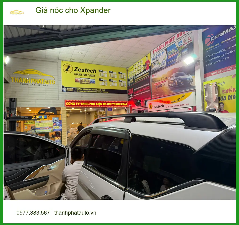 Anh Kiên lắp Giá nóc cho Xpander tại Quận 2 để tăng không gian chở đồ ảnh thực tế 3