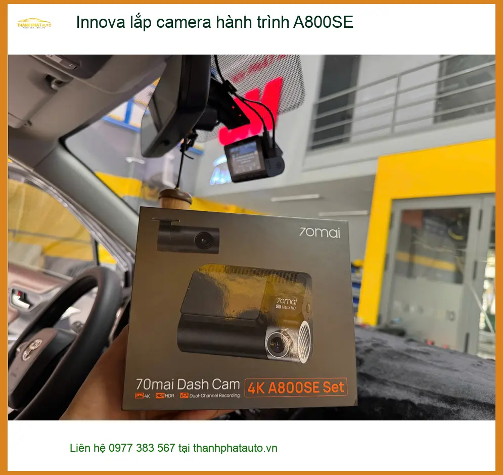 Anh Minh Innova lắp camera hành trình A800SE Quận 7 để ghi lại hành trình. ảnh thực tế 5